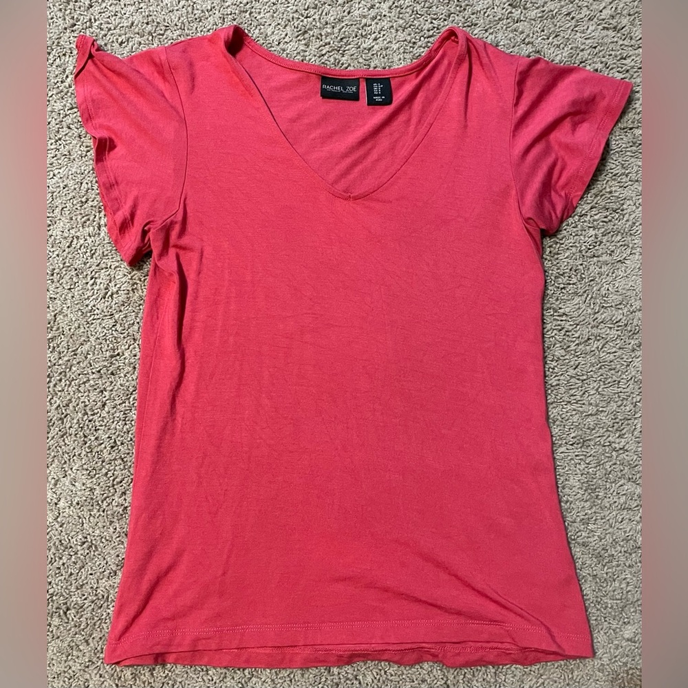 Rachel Zoe t-shirt, size M, coral color